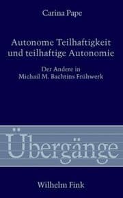 Cover von Autonome Teilhaftigkeit und teilhaftige Autonomie