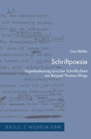 Cover von Schriftpoesie