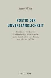 Cover von Poetik der Unverständlichkeit