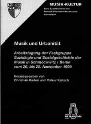 Cover von Musik und Urbanität