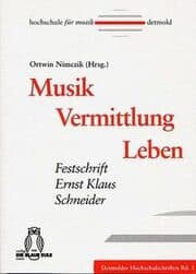 Cover von Musik - Vermittlung - Leben