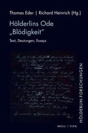 Cover von Hölderlins Ode Blödigkeit
