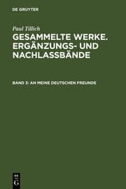 Cover von An meine deutschen Freunde