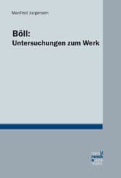 Cover von Böll: Untersuchungen zum Werk