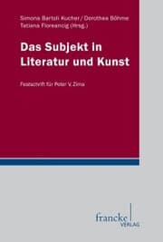 Cover von Das Subjekt in Literatur und Kunst