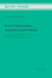 Cover von Ernst Schönwiese