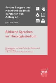 Cover von Biblische Sprachen im Theologiestudium