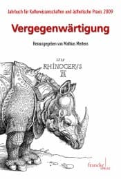 Cover von Vergegenwärtigung