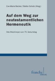 Cover von Auf dem Weg zur neutestamentlichen Hermeneutik