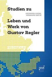 Cover von Studien zu Leben und Werk von Gustav Regler