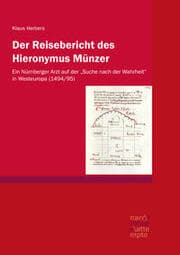 Cover von Der Reisebericht des Hieronymus Münzer