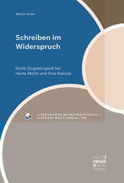 Cover von Schreiben im Widerspruch