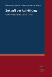 Cover von Zukunft der Aufführung