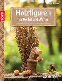 Cover von Holzfiguren für Herbst und Winter