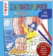 Cover von Zauberpapier Malbuch für Jungs