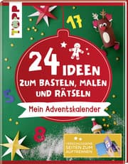Cover von 24 Ideen zum Basteln, Malen und Rätseln - Mein Adventskalender