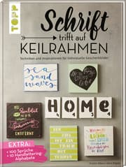 Cover von Schrift trifft auf Keilrahmen