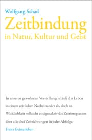 Cover von Zeitbindung in Natur, Kultur und Geist