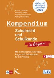 Cover von Kompendium Schulrecht und Schulkunde in Bayern