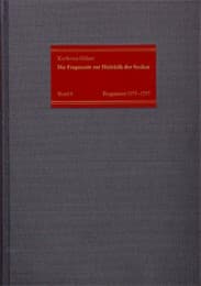 Cover von Die Fragmente Nr. 1075-1257