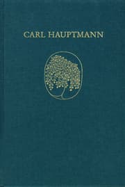 Cover von Carl Hauptmann: Sämtliche Werke / Band XV: Briefe I