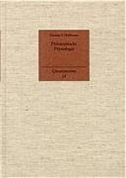 Cover von Philosophische Physiologie