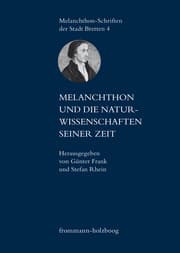 Cover von Melanchthon und die Naturwissenschaften seiner Zeit