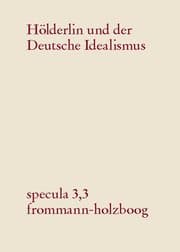 Cover von Hölderlin und der Deutsche Idealismus