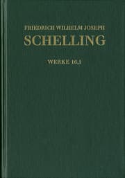 Cover von Friedrich Wilhelm Joseph Schelling: Historisch-kritische Ausgabe / Reihe I: Werke. Band 16,1: Darlegung des wahren Verhältnisses der Naturphilosophie zu der verbesserten Fichteschen Lehre, Ueber das Verhältniß des Realen und Idealen in der Natur, K