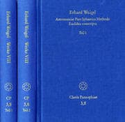 Cover von Erhard Weigel: Werke VIII, 1-2: Astronomiae Pars Sphaerica Methodo Euclidea conscripta
