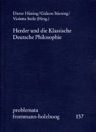Cover von Herder und die Klassische Deutsche Philosophie
