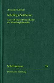 Cover von Schellings Zeittheorie