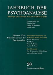 Cover von Jahrbuch der Psychoanalyse / Band 50: Trauma. Neue Entwicklungen in der Psychoanalyse