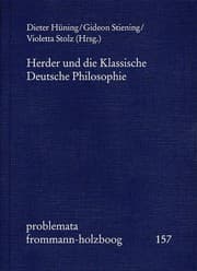 Cover von Herder und die Klassische Deutsche Philosophie