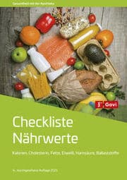 Cover von Checkliste Nährwerte