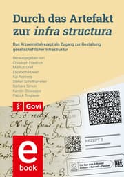 Cover von Durch das Artefakt zur infra structura