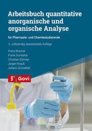 Cover von Arbeitsbuch quantitative anorganische und organische Analyse