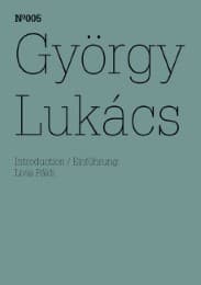 Cover von György Lukács