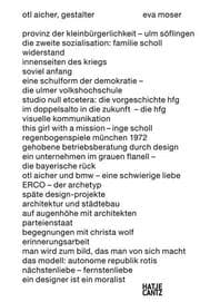 Cover von Otl Aicher, Gestalter