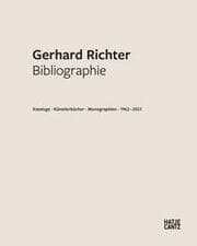 Cover von Gerhard Richter. Bibliographie