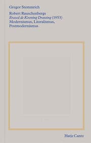 Cover von Robert Rauschenbergs 'Erased de Kooning Drawing' (1953)