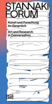 Cover von Stannaki Forum. Kunst und Forschung im Gespräch