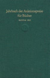 Cover von Jahrbuch der Auktionspreise für Bücher, Handschriften und Autographen 66/2015