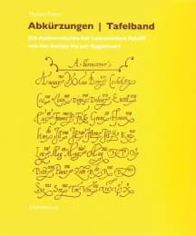 Cover von Abkürzungen - Tafelband