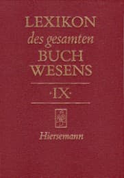 Cover von Lexikon des gesamten Buchwesens