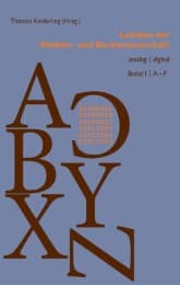 Cover von Lexikon der Medien- und Buchwissenschaft