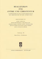 Cover von Reallexikon für Antike und Christentum