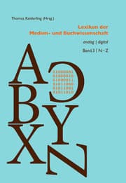 Cover von Lexikon der Medien- und Buchwissenschaft
