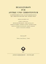Cover von Reallexikon für Antike und Christentum