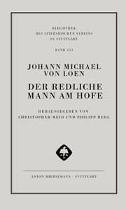 Cover von Der Redliche Mann am Hofe